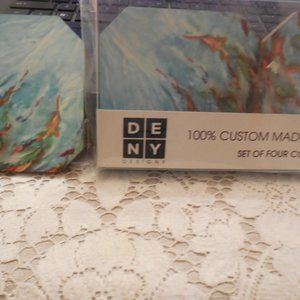 Deny set of 4 coasters
